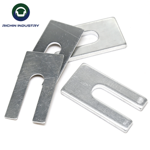 75x35mm Aluminum U Shape Wedge Window Shim Zinc Plated Washer - Product Image 1