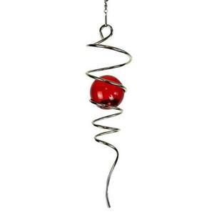 <b>Gazing</b> <b>Ball</b> Spiral Tail Wind Chime 11 Inches Blue Outdoor Garden Decoration - Product Image 5