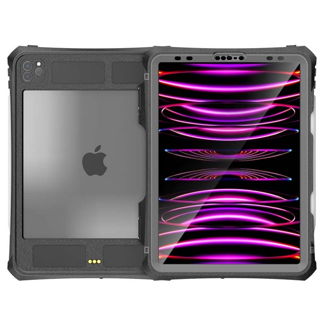 IP68 Waterproof 360 Degree Heavy Duty Rugged Waterproof Tablet Cover Case for iPad Pro 11 Inch Screen Protector