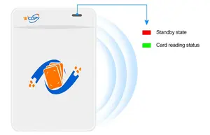 Lector, Grabador, Copiador y Duplicador RFID de 125KHz y 13.56MHz, Programador Encriptado USB UID T5577, Compatible con Tarjetas de Proximidad, Teléfonos NFC y Pulseras - Product Image 2