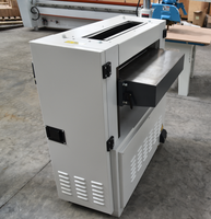 Raboteuse à bois robuste DLL avec structure en fonte et alimentation automatique pour le rabotage de panneaux en bois massif