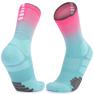 Calzini da basket <span class=keywords><strong>Spalding</strong></span> con elastico alla caviglia e protezione del piede per squadra Sport supporto Logo modello di basket calzini - Product Image 4