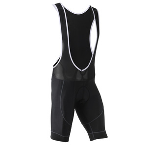 Nuevos Culottes de Ciclismo Negros con Malla Transpirable en la Espalda, Tirantes Anchos, Agarraderas Elásticas en las Piernas con Ribete Rojo, Directo de Fábrica para Ciclismo de Montaña en Verano - Product Image 3