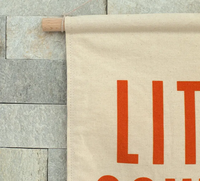Individuelles Logo-Leinwandbanner, Firmenschild