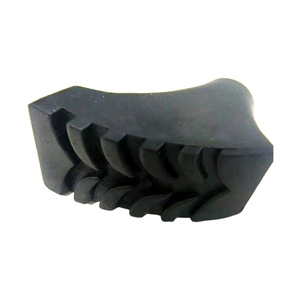 Protège-embouts en caoutchouc noirs pour bâtons de trekking, accessoires pour bâtons de randonnée et de marche en extérieur, forme de sabot de cheval - Product Image 4