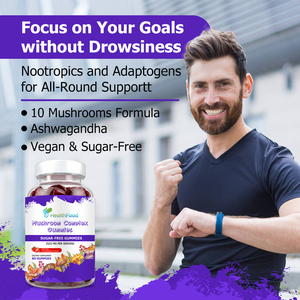 Factory Direct Mushroom Complex Gummies with Total Carbohydrates Supports Relaxation Immune System Support Gummies - Product Image 5