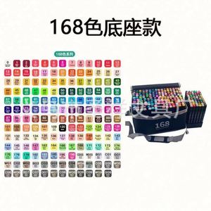 Ensemble de stylos à aquarelle pour enfants Usa Mairun modèle 406, 80 couleurs, stylos à dessin effaçables avec sac en nylon - Product Image 3