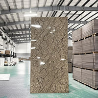 Panneau de revêtement mural extérieur 4x8, panneau composite en aluminium, panneau composite en aluminium (ACP) 4 mm PVDF, pierre marbrée
