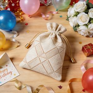 Sacs cadeaux abordables les plus vendus, sacs cadeaux personnalisés, design unique, sac cadeau tricoté en 3D pour la remise de cadeaux - Product Image 3