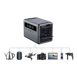เครื่องกำเนิดไฟฟ้าพลังงานแสงอาทิตย์ฉุกเฉิน 3600W ความจุสูง 2304Wh LiFePO4 แบตเตอรี่สำรองสำหรับบ้าน สถานีไฟฟ้าพกพาสำหรับการใช้ชีวิตแบบออฟกริด - Product Image 1