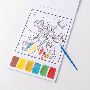 Libro da Colorare con Acqua Profumata Personalizzato per Bambini, Stampa Diretta dalla Fabbrica, Kit Artistico Completo con Pennello, Giocattolo Creativo - Product Image 1