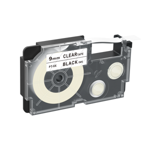 9 mm zwart-wit BYE-9WE XR-9WE compatibele labeltape voor <span class=keywords><strong>CASIO</strong></span>-printers - Product Image 1