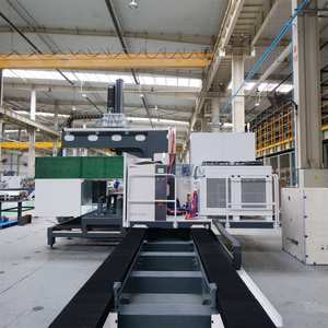 Structure en acier robuste FINCM bâtiment Maquina Corte 12KW 30kw 800mm 1250mm 12000W 20000W découpeuse de faisceau en H de laser à fibre - Product Image 3