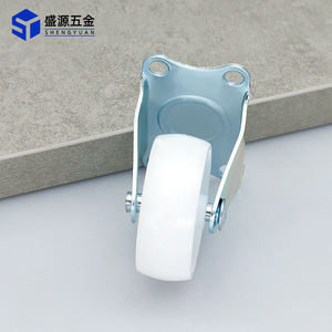 Shengyuan Directional Caster 2 Inch <b>Plastic</b> <b>Wheel</b> Plate Mount Fixed Industrial Furniture Trolley Use - Product Image 3