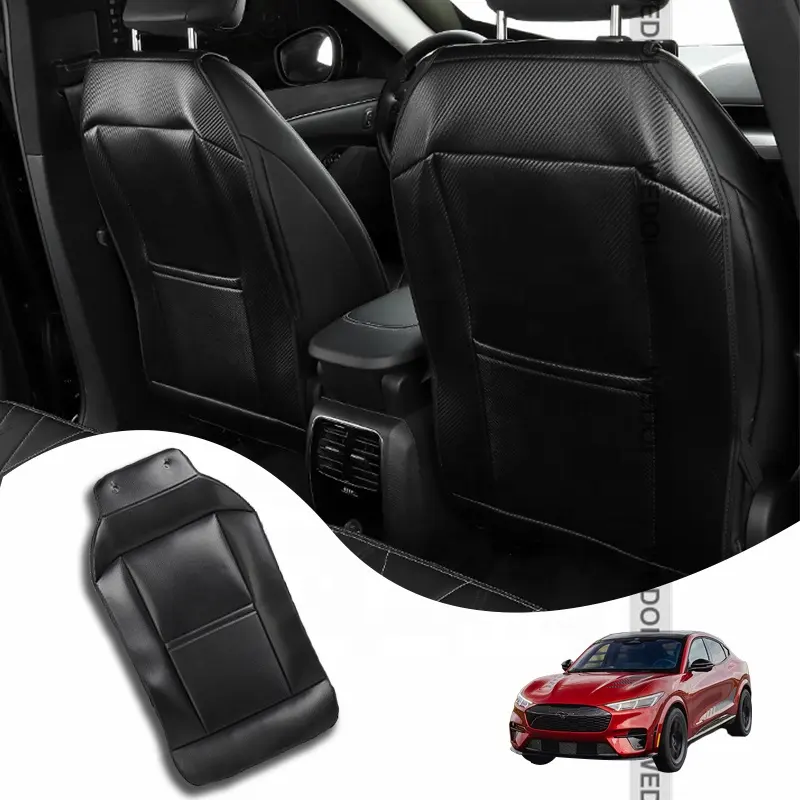 Waterdicht Microfiber Auto Seat Defensieve Spelen Mat Fit Voor Tesla Met Aangepaste Kleur Quilten Auto Rear Seat Cover Set Oem