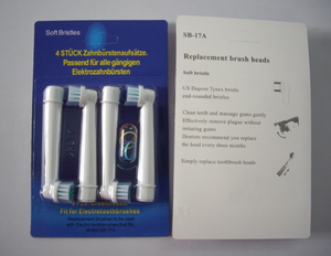 Cabezal de cepillo de dientes eléctrico giratorio/cabezales de cepillo de dientes de repuesto/cabezal de cepillo de dientes de nailon Dupont compatible con <span class=keywords><strong>oralB</strong></span> en el - Product Image 6