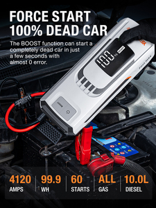 Портативное пуско-зарядное устройство Yesper Fast Max, 12 В, 27000 мАч - Product Image 4