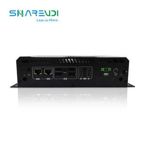 新品インダストリアルMINIボックスPC Fanless Design 6 RS232 COM <span class=keywords><strong>2</strong></span> LAN 2HD-MI 8 USBサポートDinレール - Product Image 6