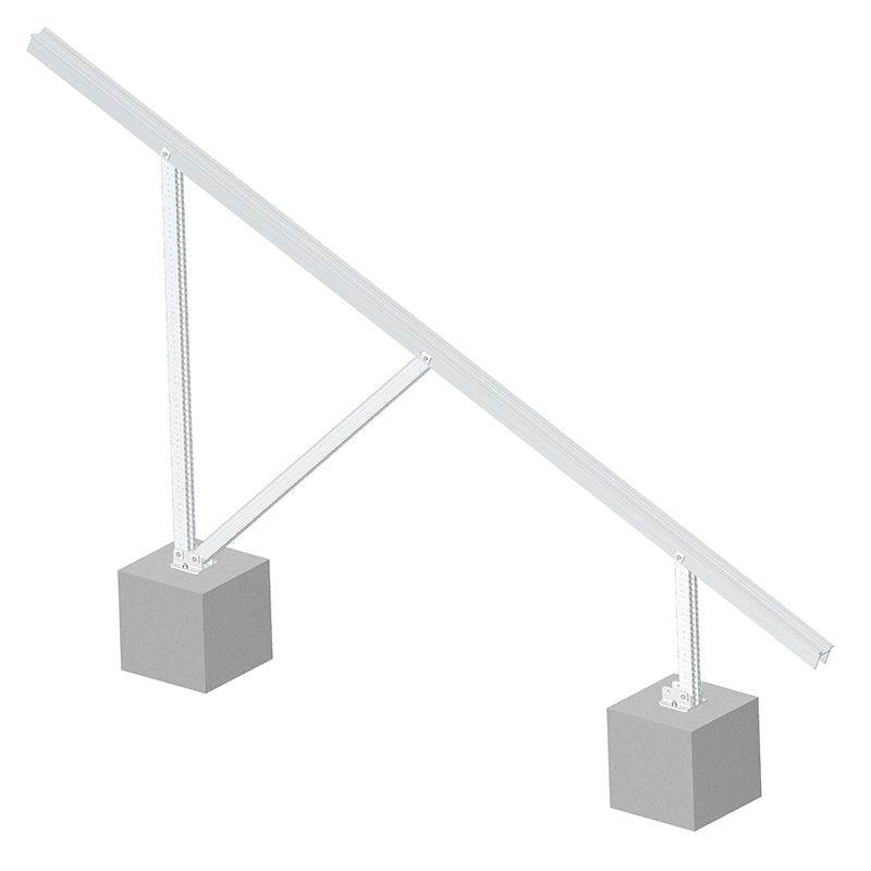 Pv монтажной алюминиевые перила панели солнечных батарей в стену поддержка структур