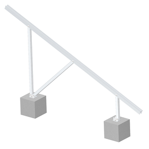SIGNE D'ART PV Montage au sol Garde-corps en aluminium Structures de <span class=keywords><strong>support</strong></span> montées sur panneaux solaires - Product Image 3
