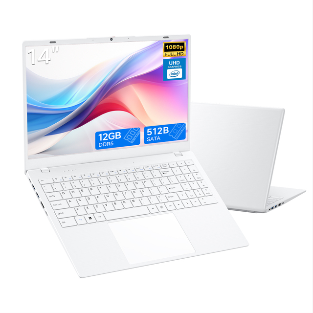 Laptops 12GB DDR5 512GB SSD Intel Celeron Processor Quad Core 3.9Ghz Laptops Brand New Ordinateur Portable PC
