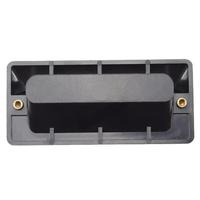 Poignées de meubles en ABS en plastique enduit noir boutons porte d'armoire de meubles poignées de traction dissimulées