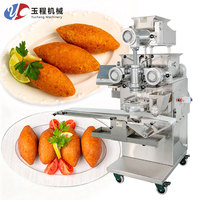 Machine à fabriquer des Kubba, Coxinha et Kibbeh, équipement de formage de pâte fourrée à commande servo, système de ligne de production alimentaire à haute efficacité