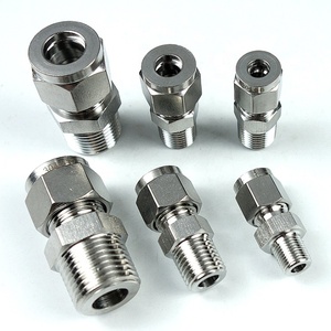 <span class=keywords><strong>Npt</strong></span>/ZG Tiêu Chuẩn Mỹ Tiêu Chuẩn Quốc Gia Cao Chống Ăn Mòn Thép Không Gỉ 304 Đôi Ferrule Thẳng Nam Kết Nối - Product Image 5