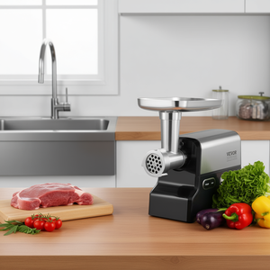 Hachoir à viande électrique Vevor 4,2 lb/min en acier inoxydable pour usage domestique et cuisine - Product Image 2