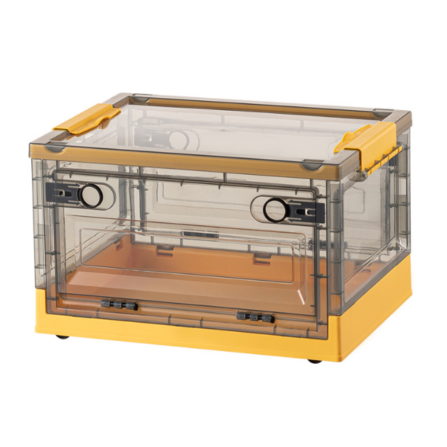 Foldable Plastic Storage Boxes with Latching