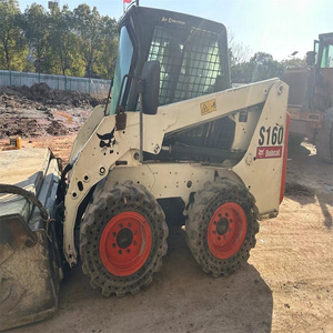 Chargeur sur acier antidérapant d'occasion à bas prix Machines de construction Bobcat S160 à vendre bonne machine - Product Image 4