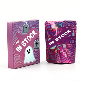 In magazzino personalizzato 3.5g 7g 14g 28g sacchetto di Mylar e scatola utilizzare Die taglio speciale a forma di Stand up o 3 lati sacchetti di Mylar sigillati - Product Image 1