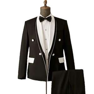 ชุดสูทธุรกิจสำหรับ<span class=keywords><strong>ผ</strong></span>ู้ชายชุดสำหรับงานแต่งงานเจ้าบ่าวชุดออ<span class=keywords><strong>ก</strong></span>งานปาร์ตี้มีซิป - Product Image 6