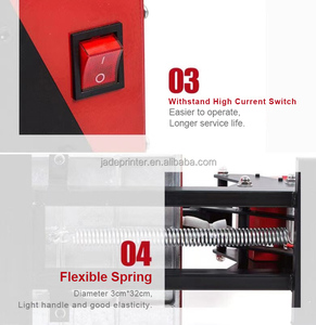 Jade Perfect 40*60cm Electric Manual Heat Press Machine Professional Sublimation DTF Fast Heating High Performance Garment