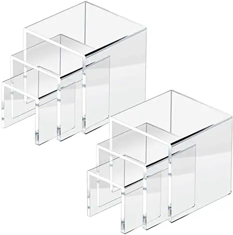 Nhà Máy Bán Buôn Acrylic Display Risers Cho Đồ Trang Sức Và Đồ Chơi