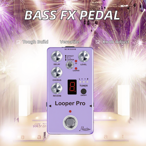 03 Crunch méo điện Bass Guitar phụ kiện kim loại đa hiệu ứng xử lý bàn đạp khuếch đại Effector bàn đạp - Product Image 3