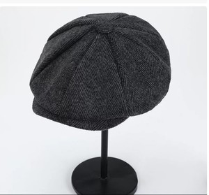 Venta al por mayor Syh1425 clásico Tweed Baker Boy gorra plana Casual periódico hiedra sombreros para hombres invierno estilo de carácter - Product Image 2