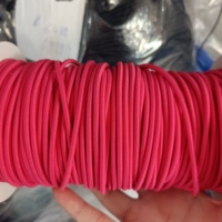 3mm Gummiseil Rundgewebtes Starkes Elastisches Seil Schnürsenkel Gummistretch-Kordel für Armbänder Hosen Bademode