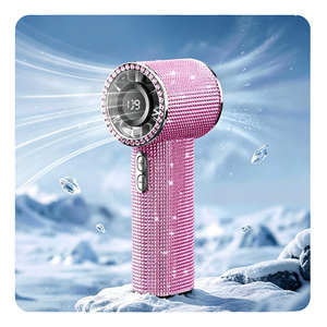 Secador de Pestañas de 199 Niveles, Ventilador de Mano Mini con Velocidad de Viento Ultra Alta de 10m/s, Pantalla LED de Batería y Carga Rápida Tipo-C - Product Image 1