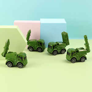 <span class=keywords><strong>Vente</strong></span> directe d'usine de mini ensembles de jouets de véhicules militaires en plastique à dos ouvert vert pour 14 ans et plus quatre types de véhicules DX DX13679 - Product Image 3