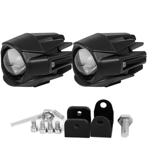 Phare LED externe pour moto 9-80V, faisceau haut/bas, 3 pouces, double couleur, antibrouillard - Product Image 2