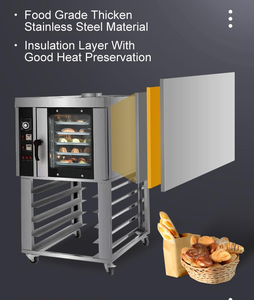 ملقط تجاري بمنظور أسعار تنافسية ، أفران صغيرة تعمل بالغاز الحراري لتقديم المعجنات مع وظيفة البخار - Product Image 3