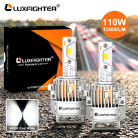 Ampoule de phare LED G7-H7 6500K 13000LM 110W, lampe de phare blanc froid, étanche IP65, remplacement d'halogène pour voiture, SUV, camion, 1 pièce