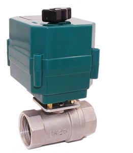 Furui cơ giới Thiết bị truyền động 1/2 "3/4" 1 "11/4" 11/2 "2" BSP NPT điện bóng van 5V 9-24V 220V 2 inch cơ giới van - Product Image 3