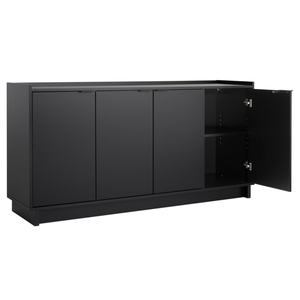 Aparador de Cocina y Comedor Moderno Negro con Almacenamiento, Mueble Buffet Personalizado para Pedidos al por Mayor - Product Image 3
