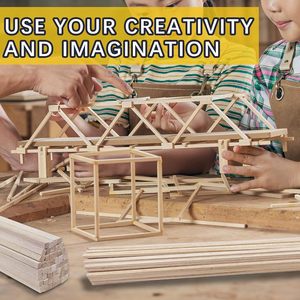 Bastoncini di <span class=keywords><strong>legno</strong></span> di <span class=keywords><strong>Balsa</strong></span> strisce quadrate in <span class=keywords><strong>legno</strong></span> non finito strisce di <span class=keywords><strong>legno</strong></span> per artigianato forniture artigianali tasselli quadrati in <span class=keywords><strong>legno</strong></span> - Product Image 5