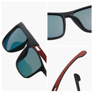 แว่นกันแดดโพลาไรซ์สำหรับเล่นกีฬา แว่นกันแดดมีสไตล์สำหรับการขับขี่และการปั่นจักรยานกลางแจ้ง แว่นตานิรภัยป้องกันรังสียูวีและกันลมสำหรับผู้ชาย - Product Image 5