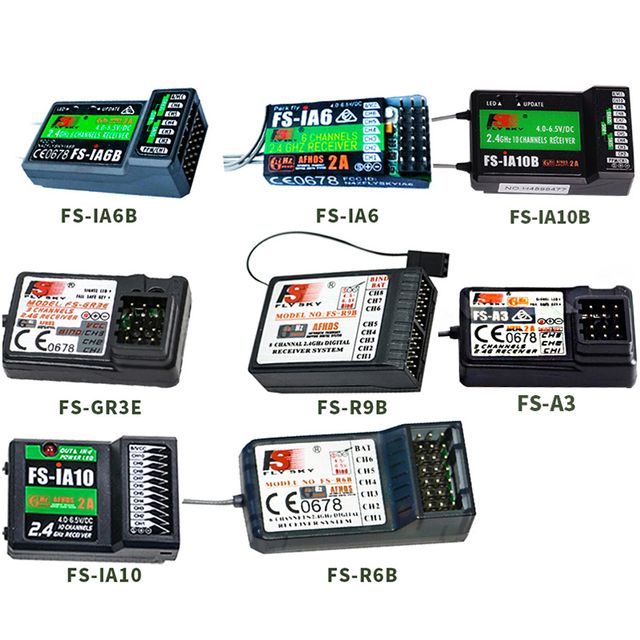 FLYSKY 2.4G 10CH FS-iA10B IA10B Receiver PPM Output With IBus Port for FS-I10 I6S I8 IT4S Transmitter FPV Racing RC Drone