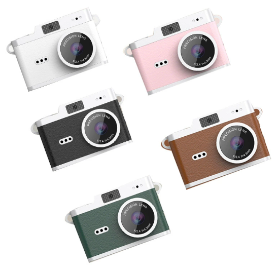 OEM/ODM Available Vintage Digital Camera for Kids Mini Size Retro 1080P Pocket Vlogging Camcorder Rechargeable Battery