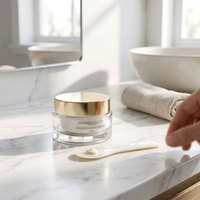 Cucharas de caviar de concha natural de nácar blanco de 7 cm con logotipo personalizado, exquisitas cucharas de cocina artesanales.